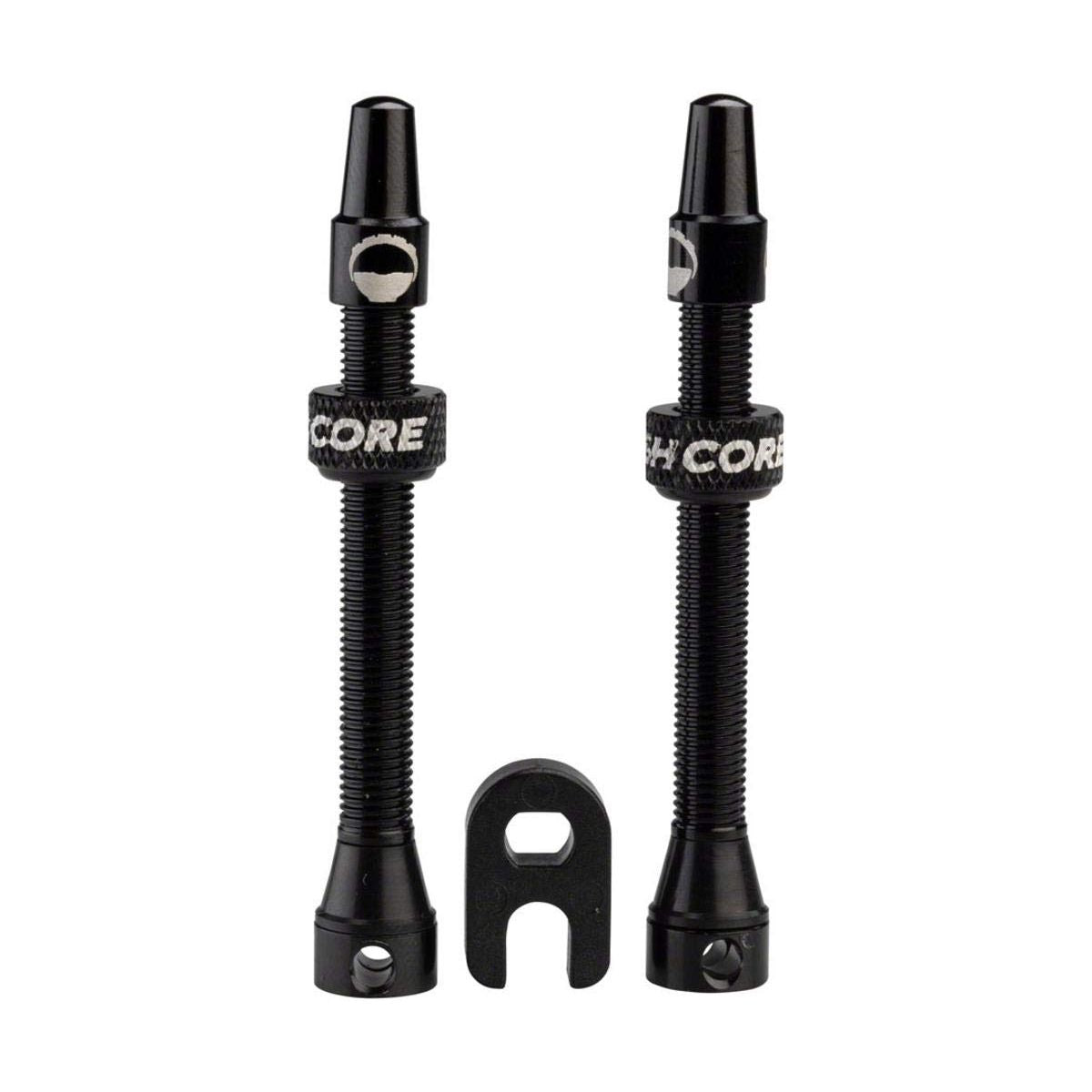 Cushcore Valve Stems 55mm Black (2 Pack)
