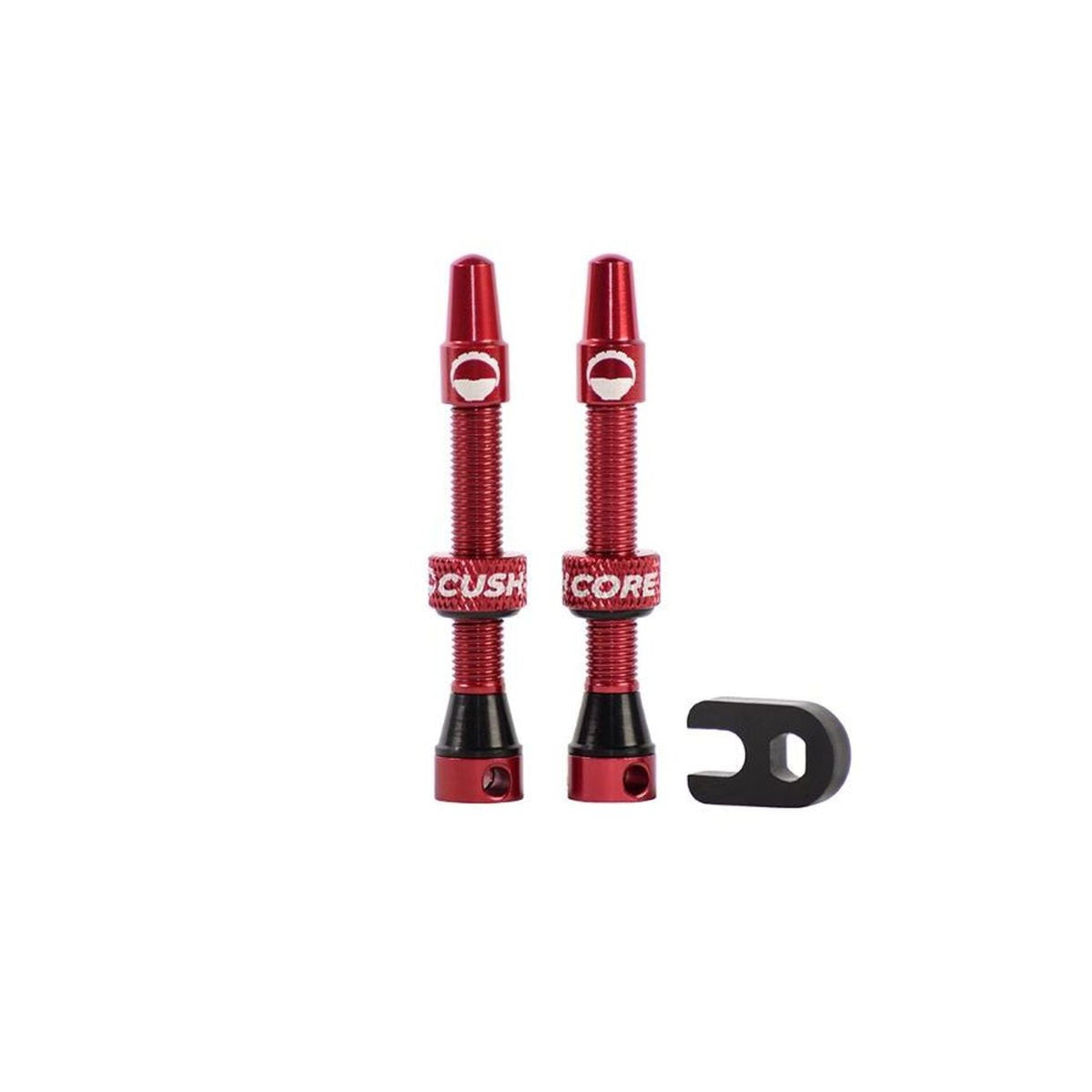Cushcore Valve Stems 44mm Red (2 Pack)