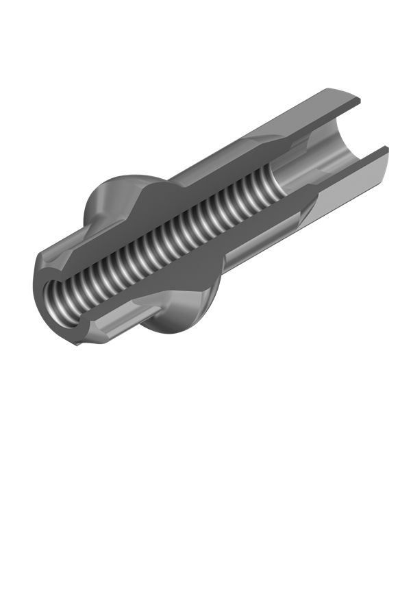 PROLOCK SQUORX PROHEAD ALUM 2.0X15MM 100PCS SLVR