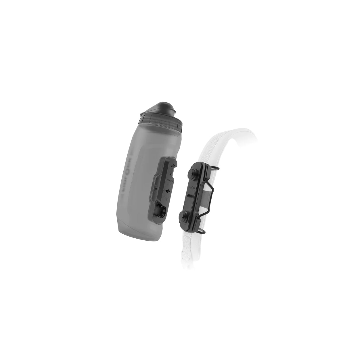 Fidlock 590ML Twist Bottle With Mount And Tex Base Multi- Trans Black