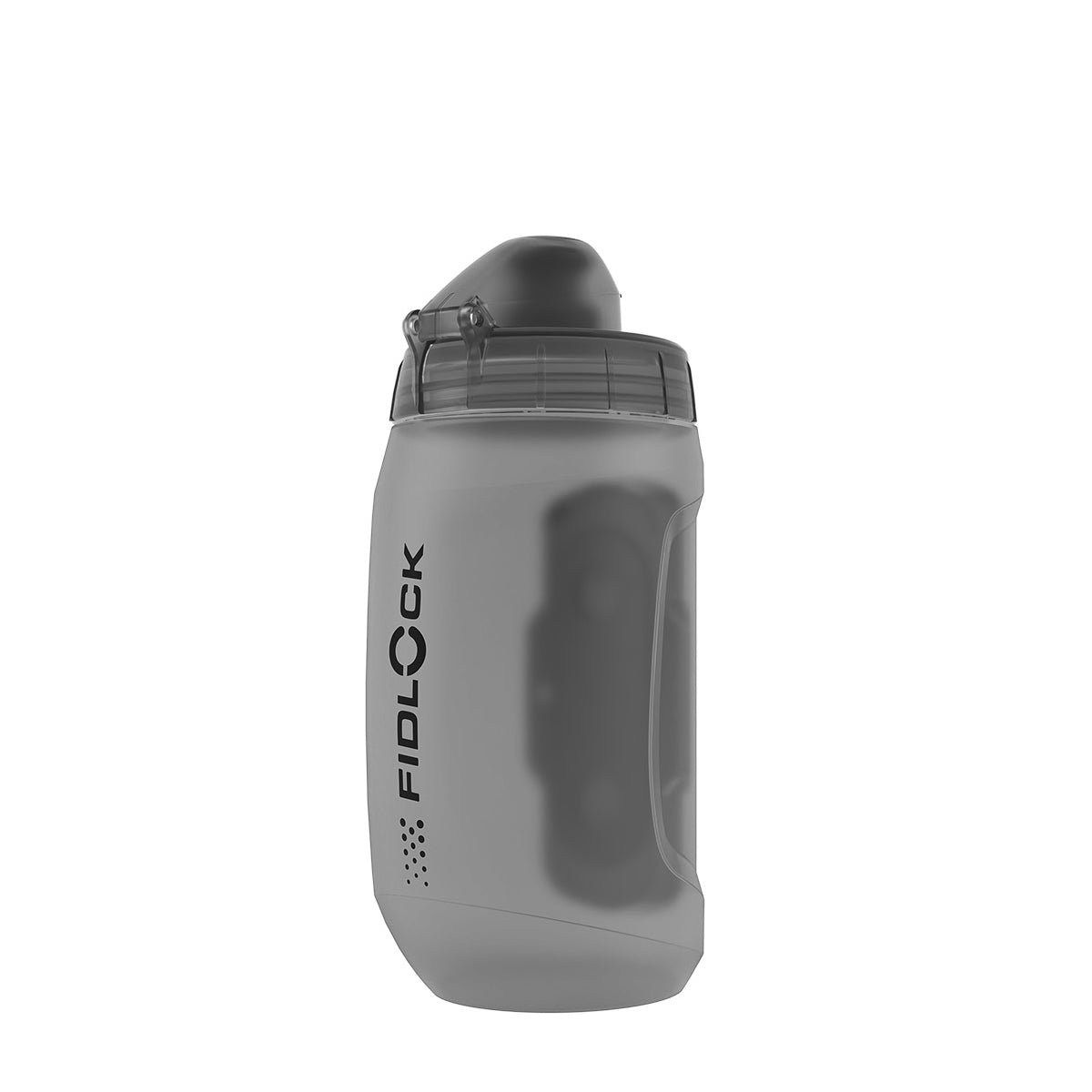 Fidlock 600ML Twist Bottle With Mount No Base- Transparent Black
