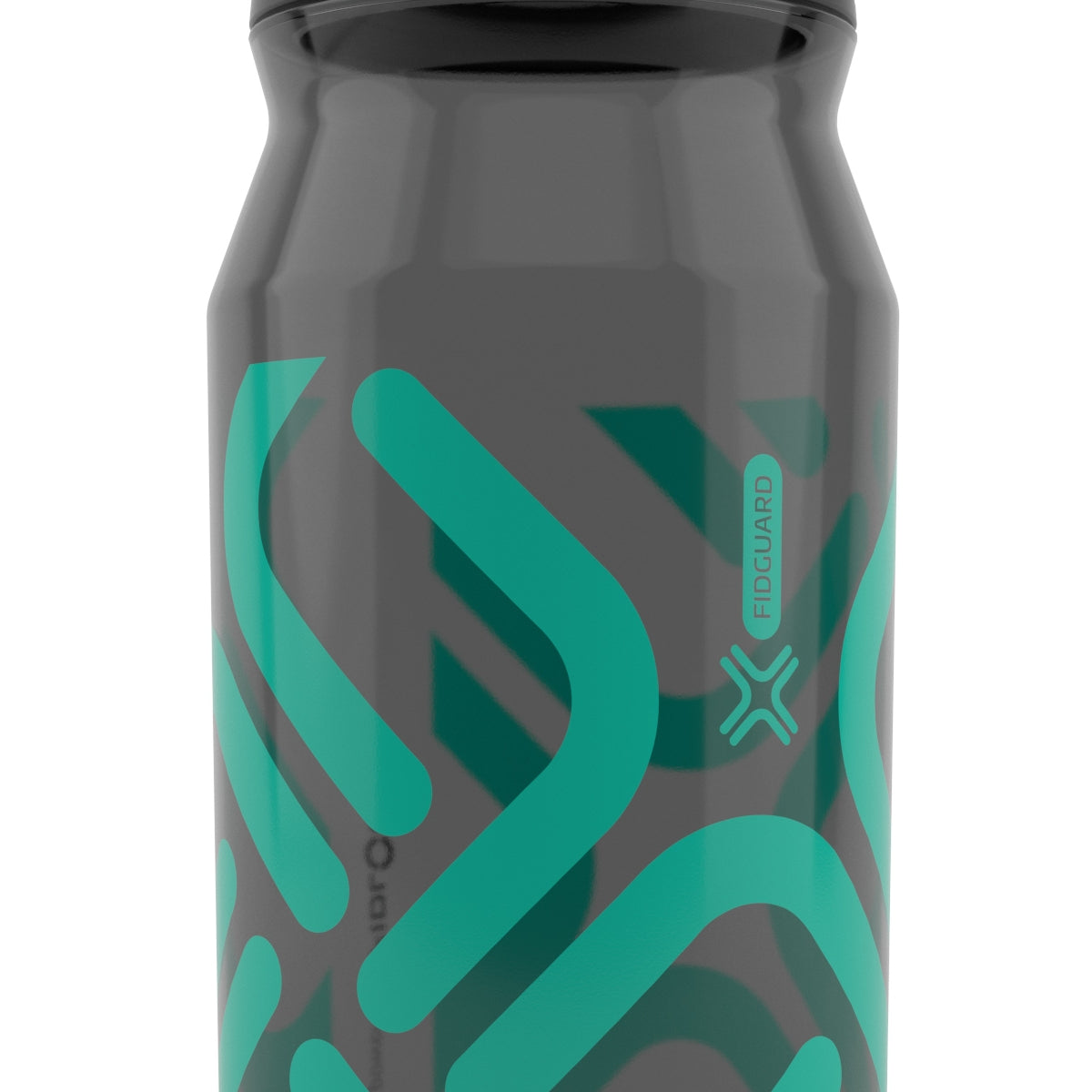 Fidlock 600ML Fidguard Bottle Antibacterial- Transparent Black-Green