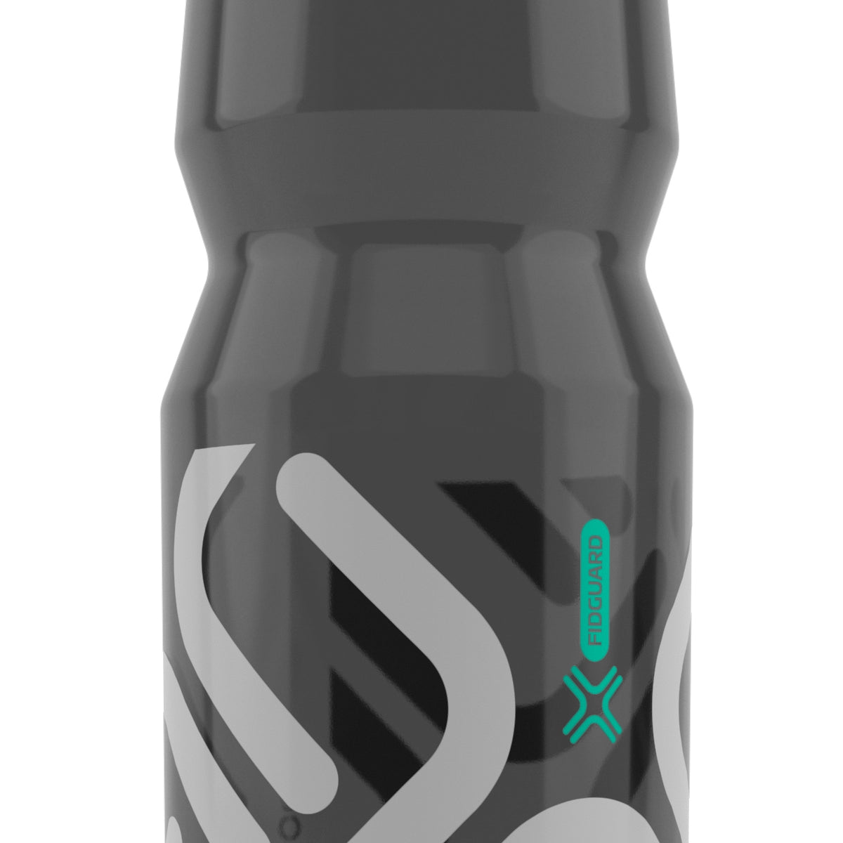 Fidlock 750ML Fidguard Bottle Antibacterial- Transparent Black-Grey