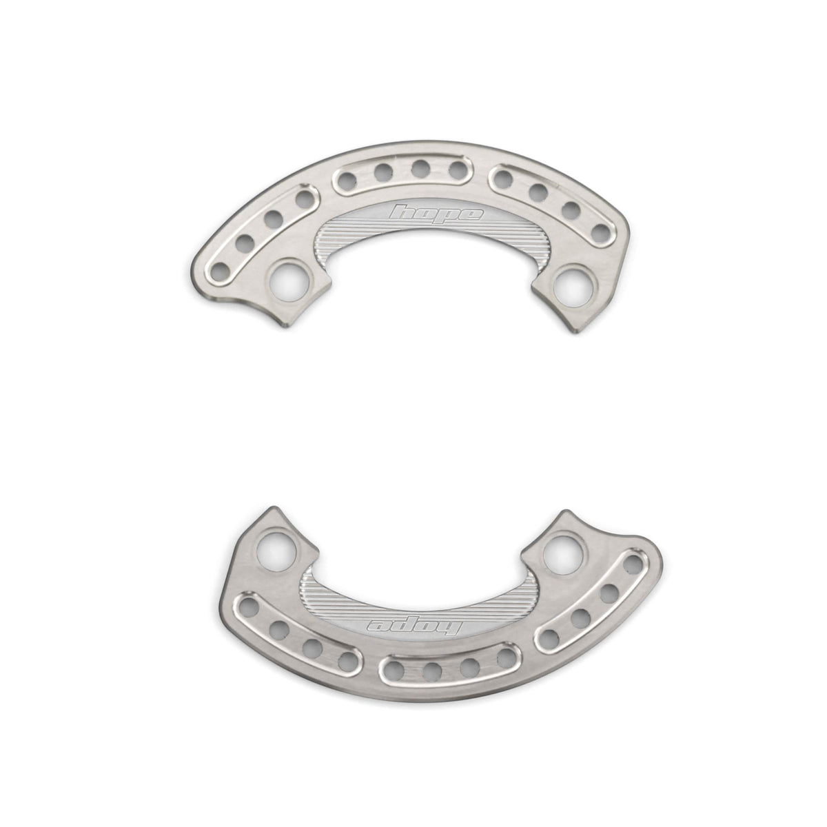 Hope Bash Guard 1-4 Plate 104mm 36T Pair Silver