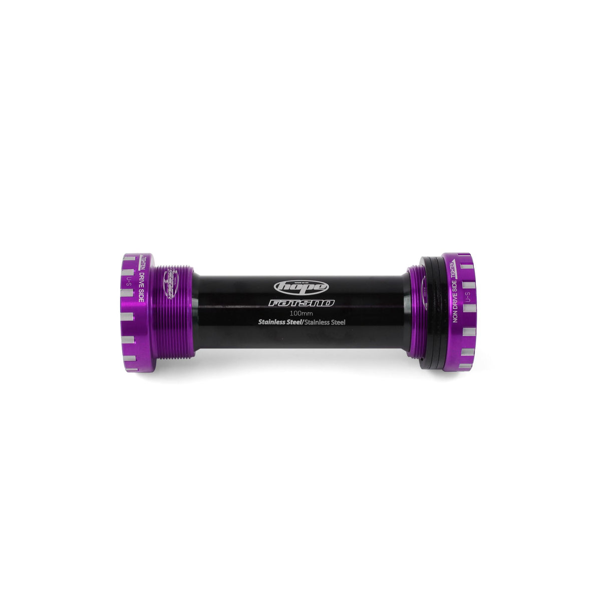 Hope Bottom Bracket Stainless Fatbike 100 24mm Purple