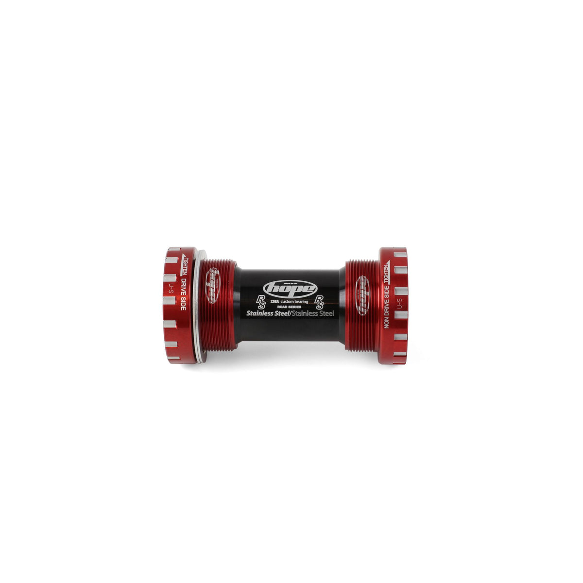 Hope Bottom Bracket Stainless Road 24mm Red