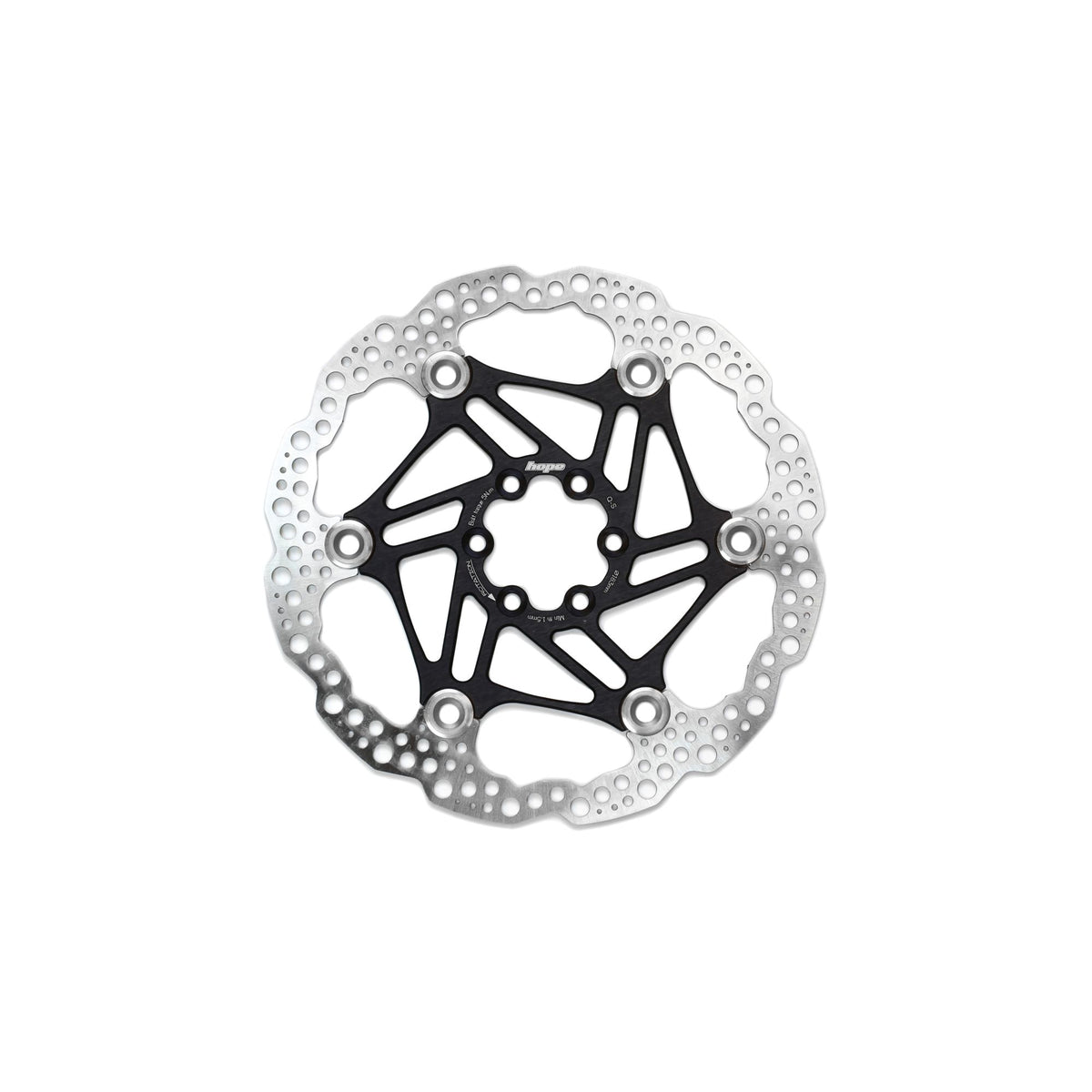 Hope Part Brake Disc Floating 183mm 6 bolt Black