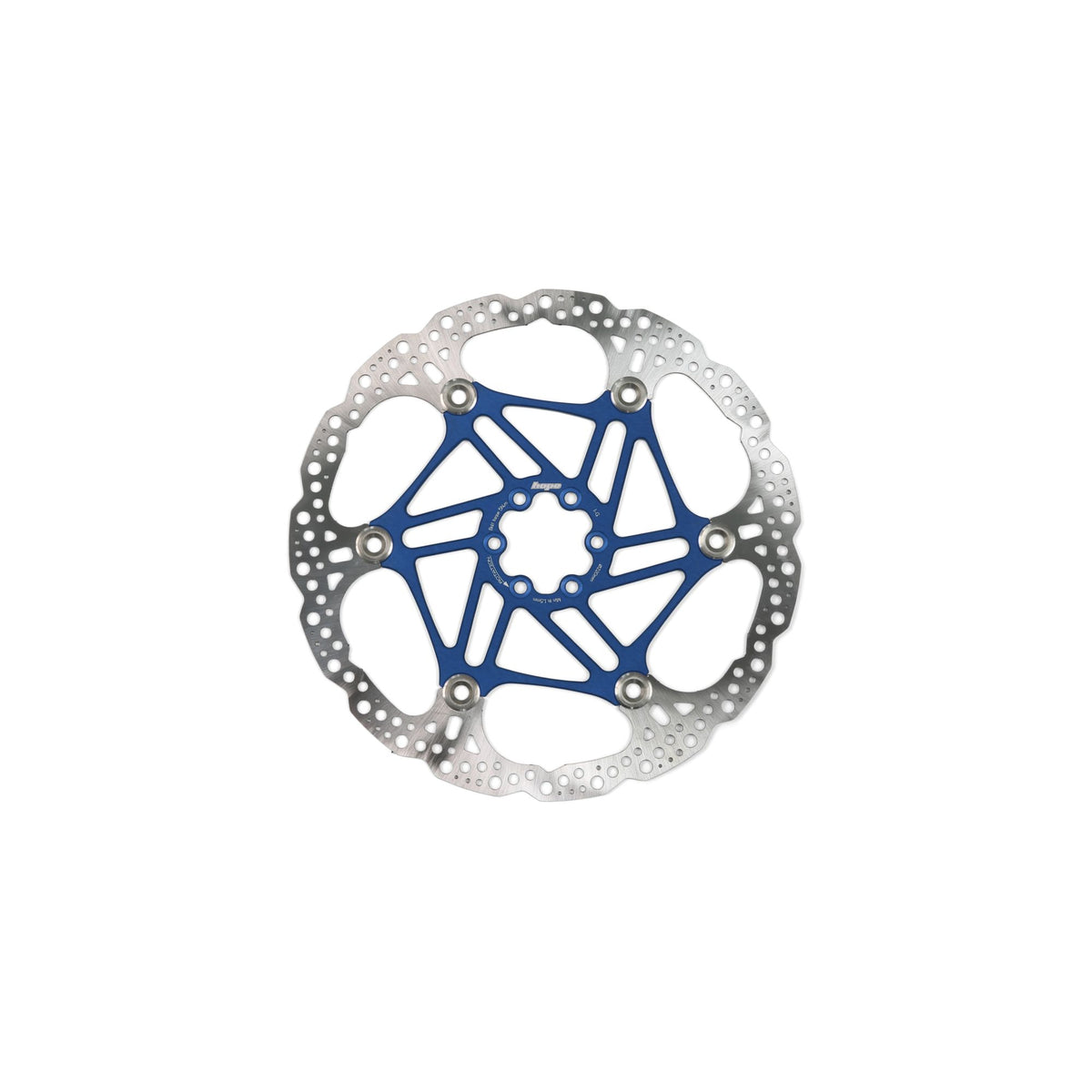 Hope Part Brake Disc Floating 220mm 6 bolt Blue