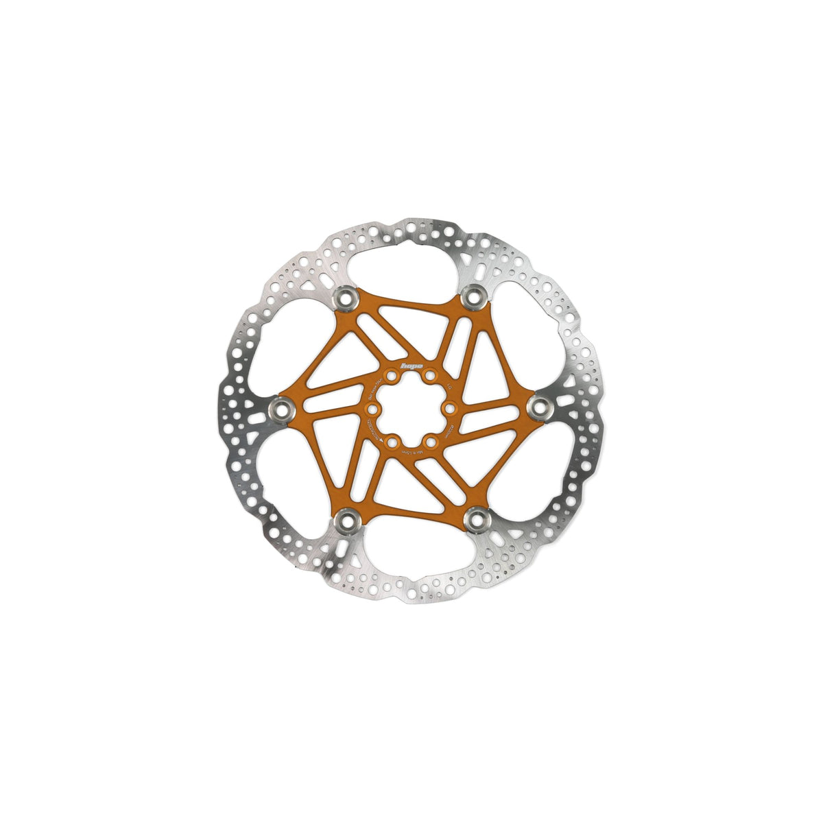 Hope Part Brake Disc Floating 220mm 6 bolt Orange