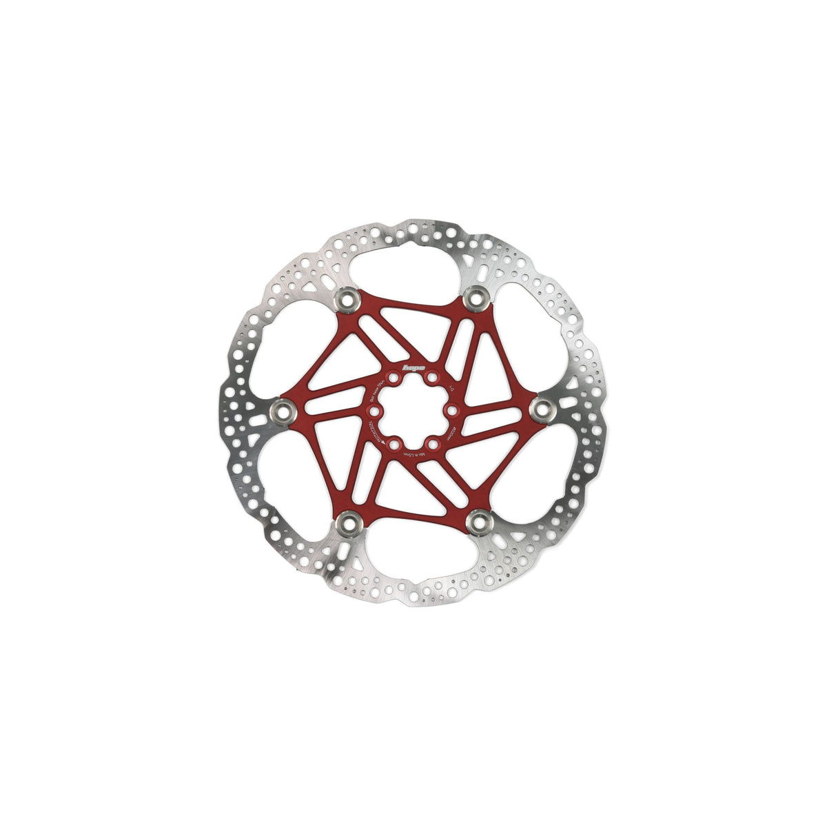 Hope Part Brake Disc Floating 220mm 6 bolt Red