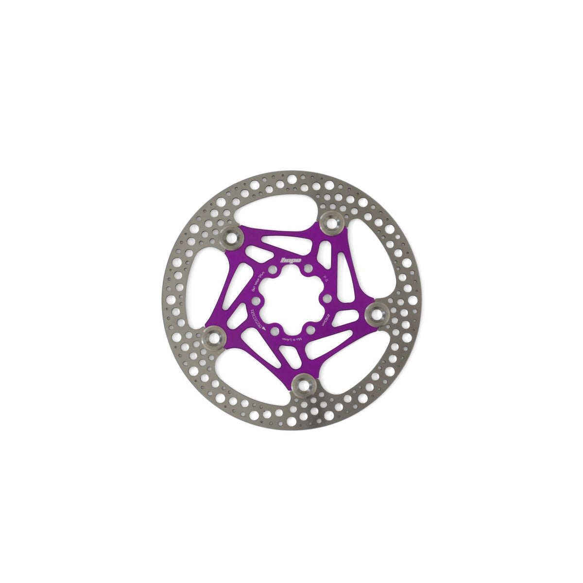 Hope Part Brake Disc Road Floating 140mm 6 bolt Purple
