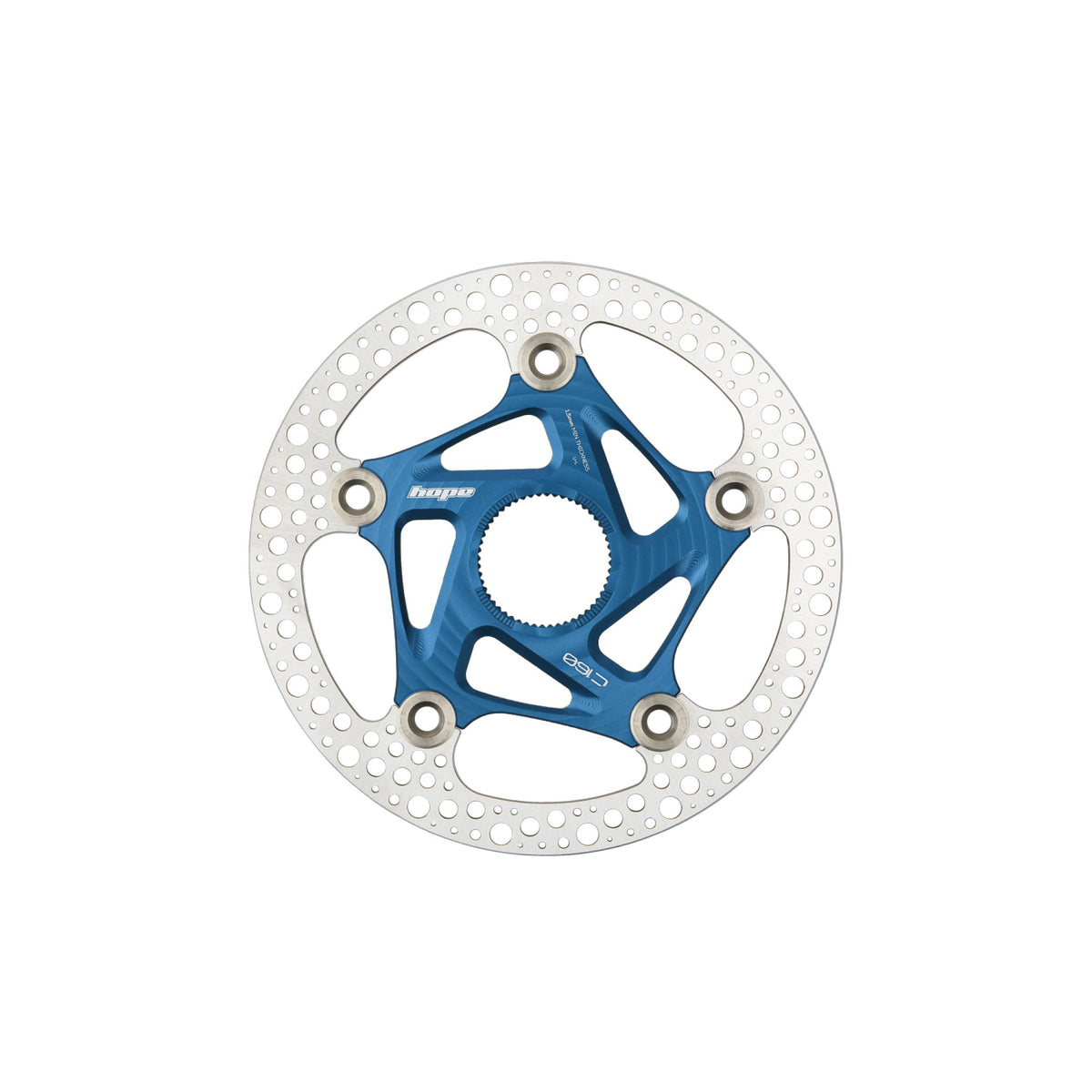 Hope Part Brake Disc RX Centre Lock 160mm Blue