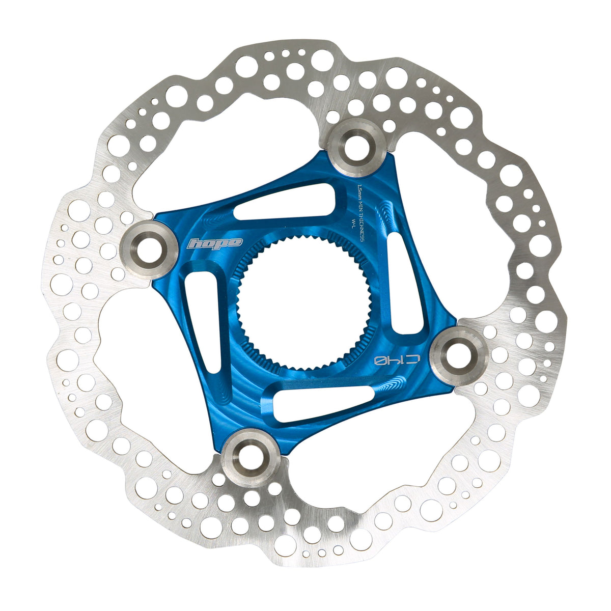 Hope Part Brake Disc MTB Centre Lock 140mm Blue