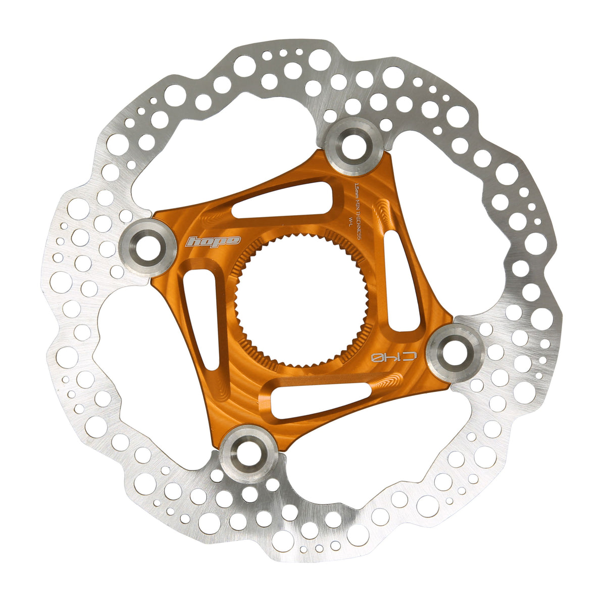 Hope Part Brake Disc MTB Centre Lock 140mm Orange