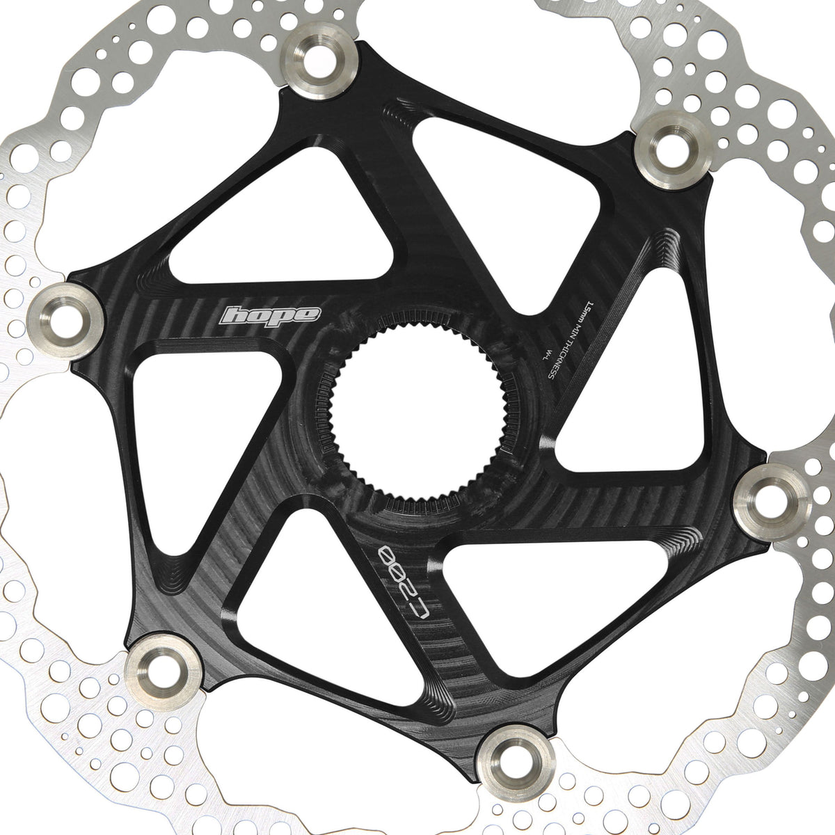 Hope Part Brake Disc MTB Centre Lock 200mm Black