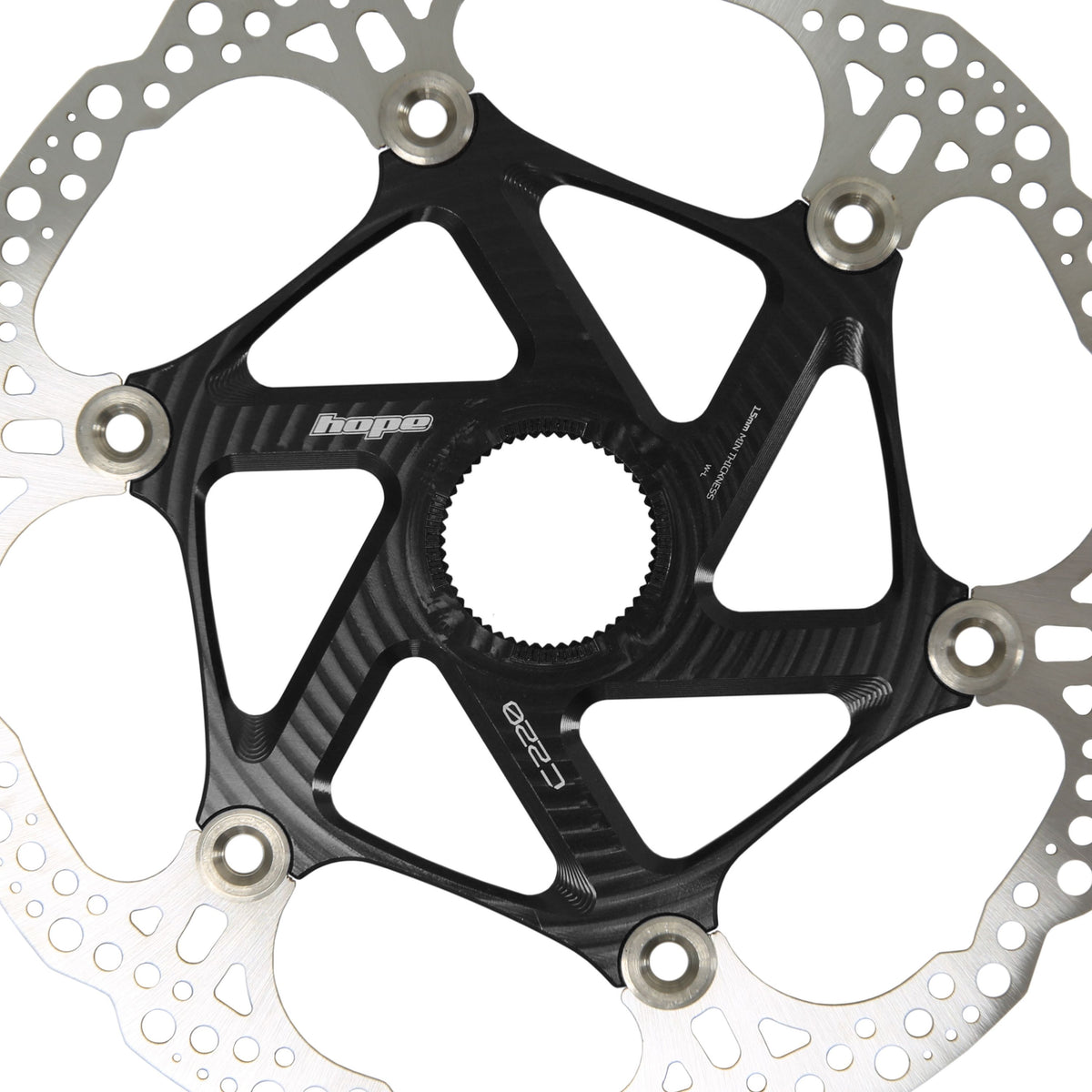 Hope Part Brake Disc MTB Centre Lock 220mm Black
