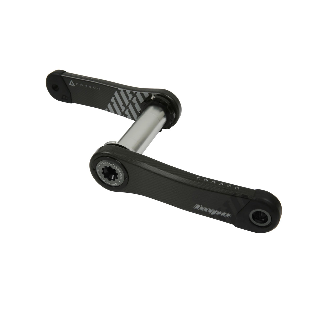 Hope Crankset Carbon No Spider 73mm wide 170mm Smoke