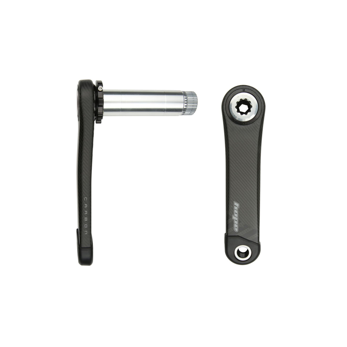 Hope RX Carbon Crankset 68MM 165MM SILVER