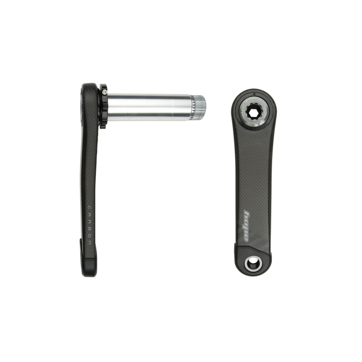 Hope RX Carbon Crankset 68MM Wide 170MM Smoke