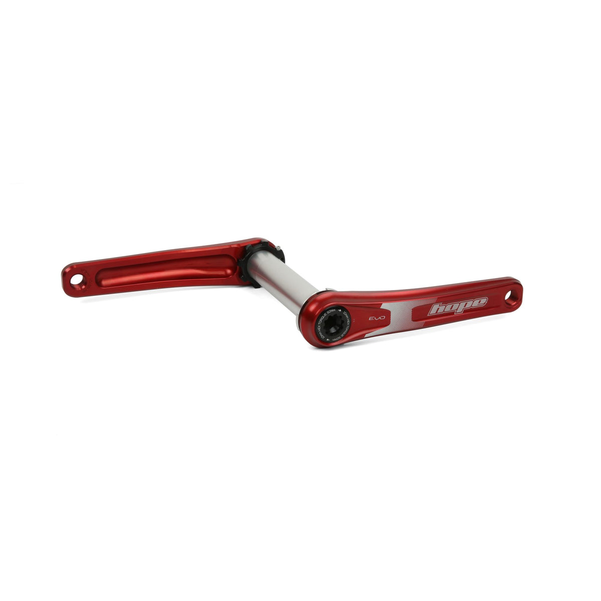Hope Crankset EVO No Spider 100mm Fat 165mm Red