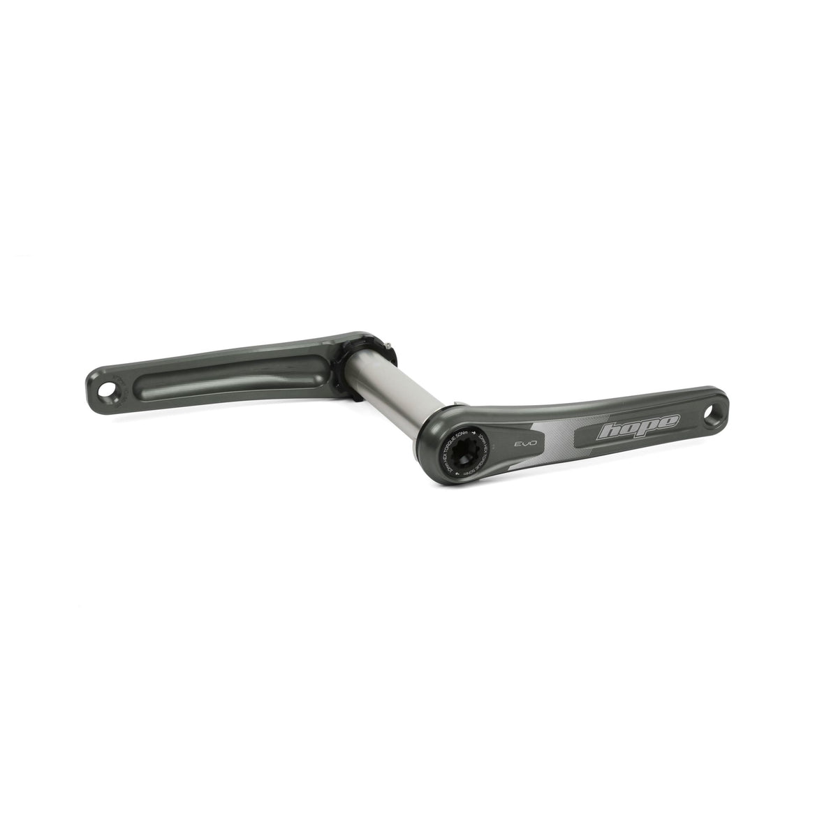 Hope Crankset EVO No Spider 120mm Fat 165mm Smoke