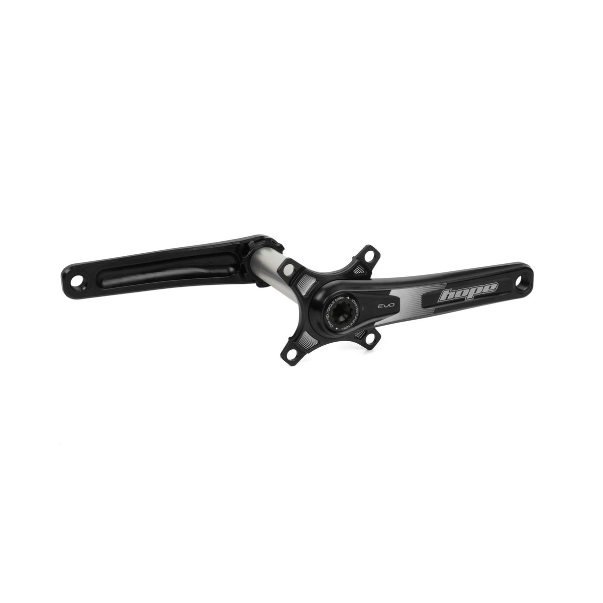 HOPE CRANKSET EVO SINGLE SPIDER 100MM FAT 155MM BLACK