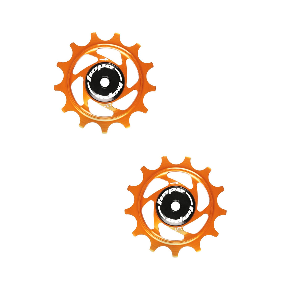 Hope Jockey Wheels 13T Pair Orange