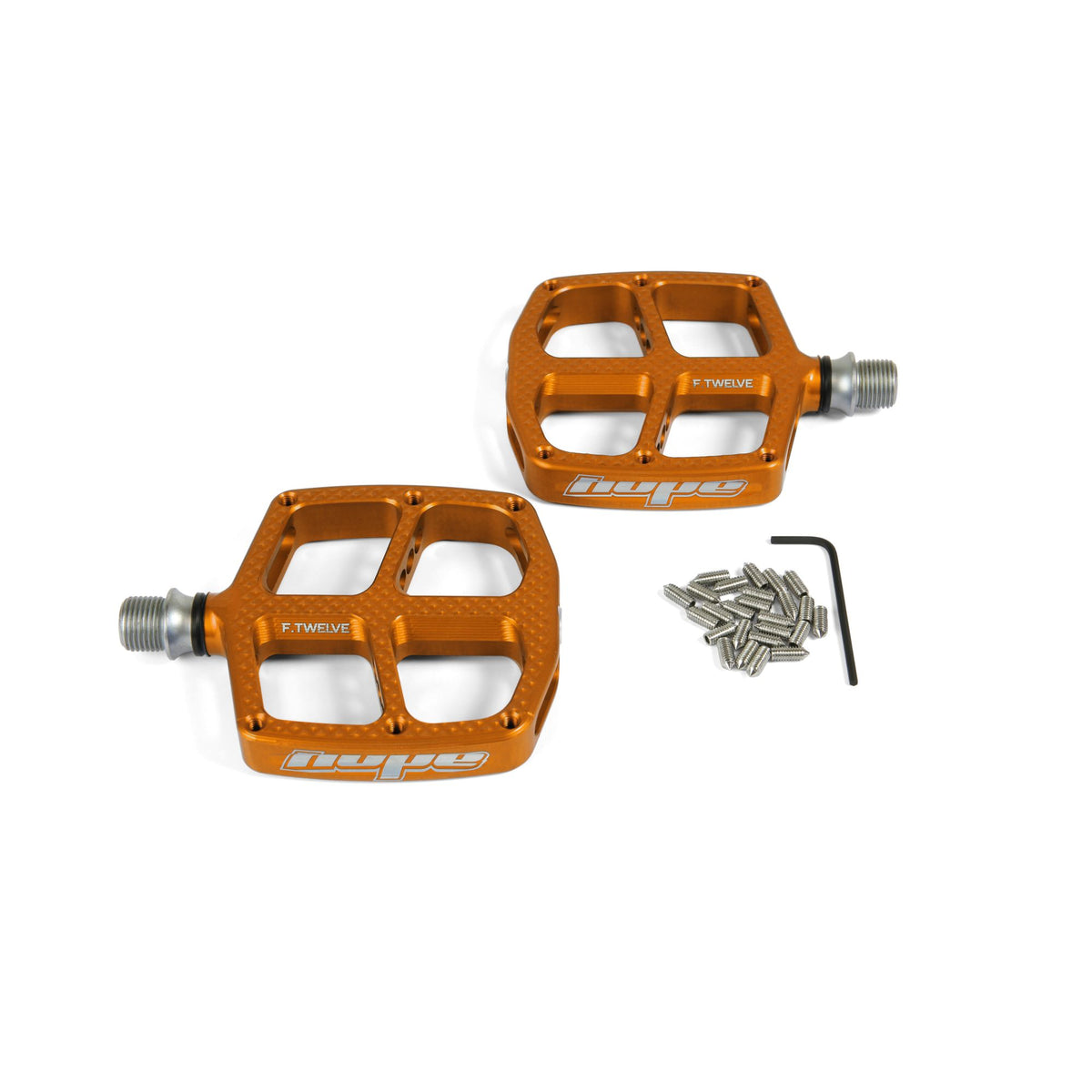 Hope Pedal Kids F12 Pair Orange