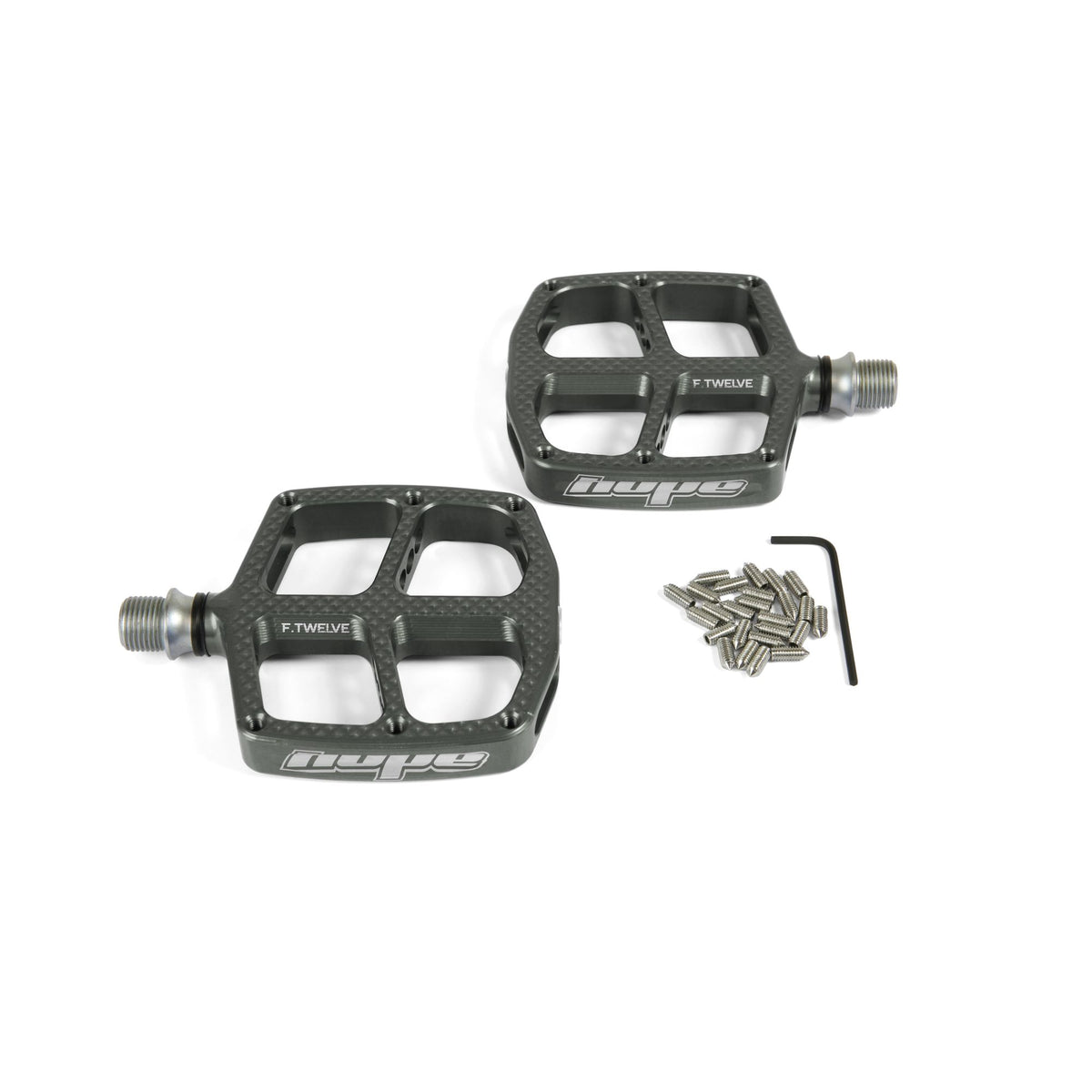Hope Pedal Kids F12 Pair Smoke