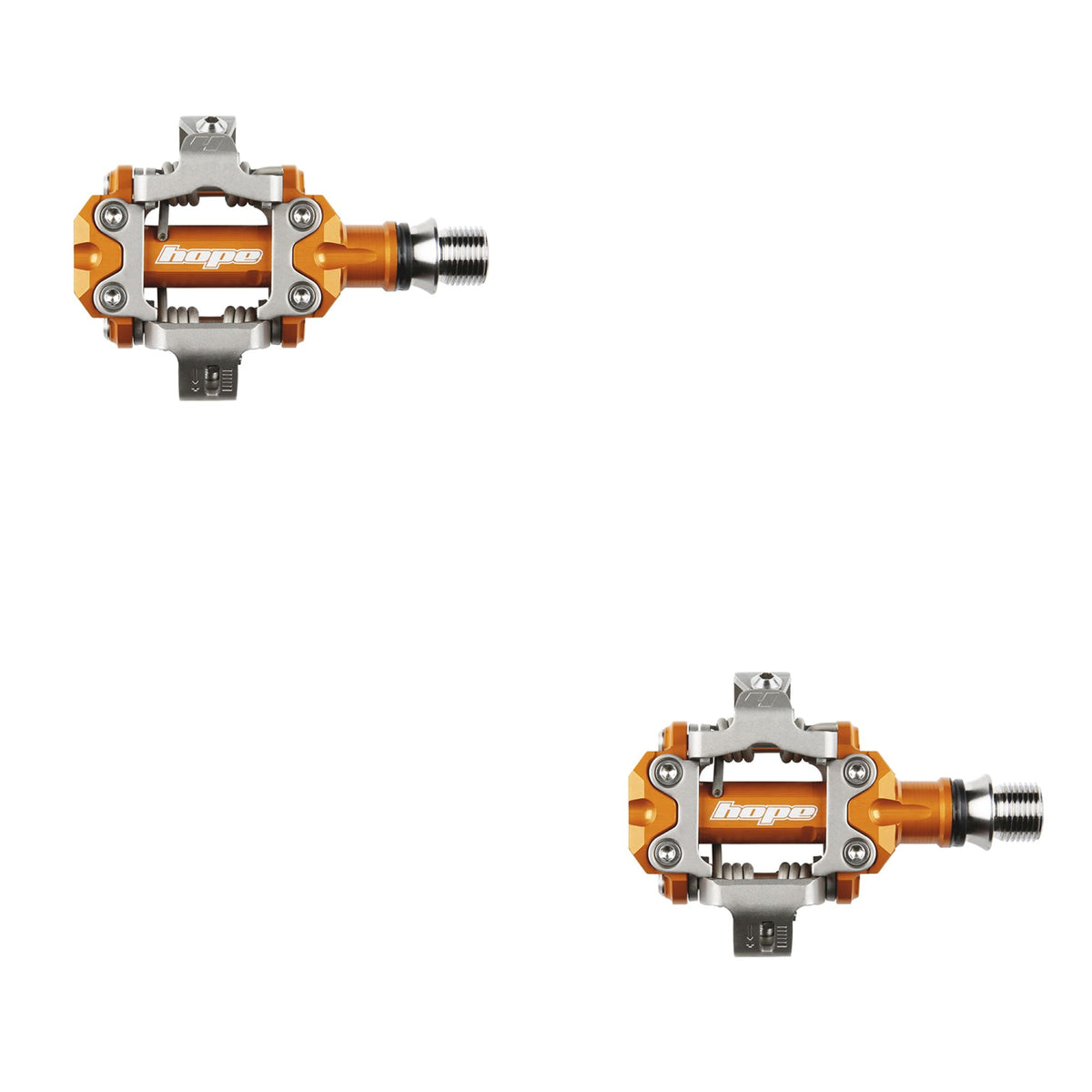 Hope Pedal Union RC Pair Orange
