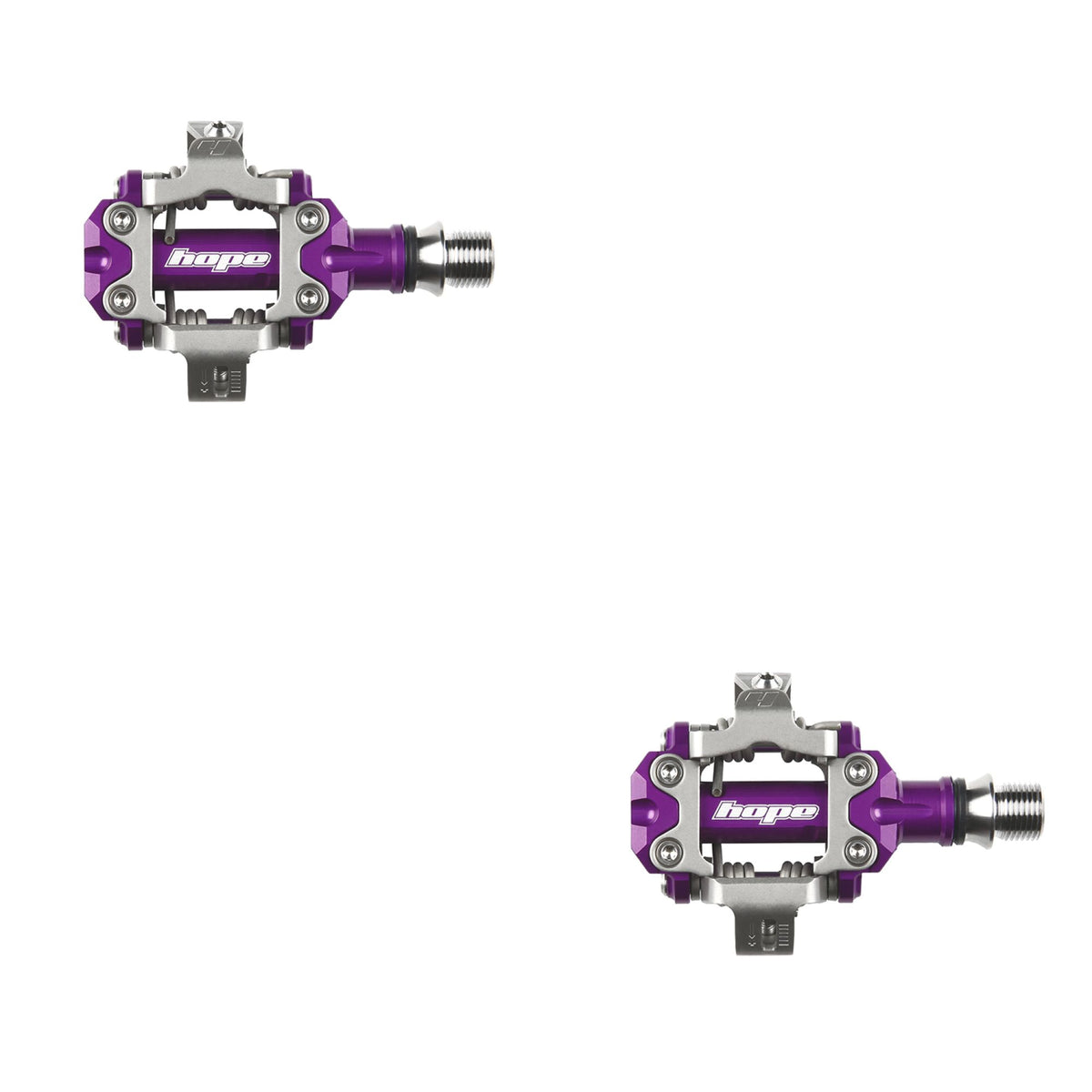Hope Pedal Union RC Pair Purple