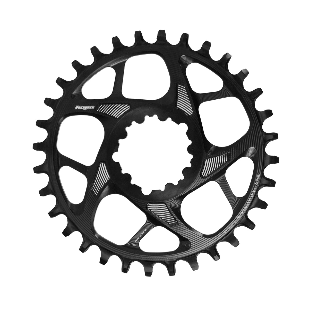 Hope Chainring Spiderless 28T R22 SR3 Black
