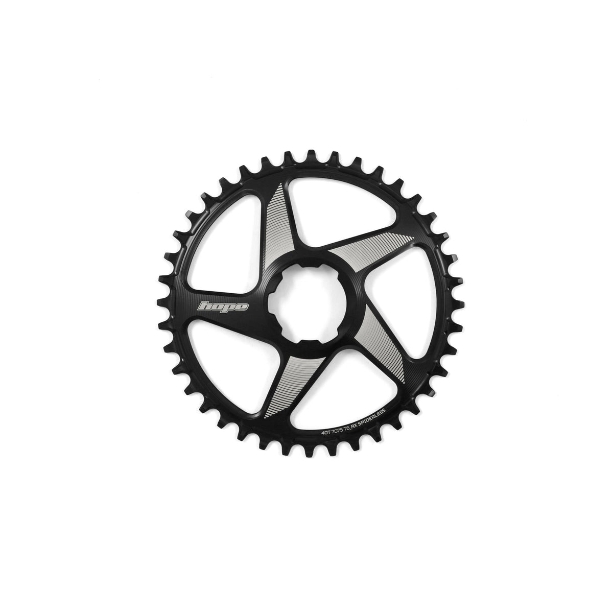 Hope Chainring Spiderless RX 40T Black