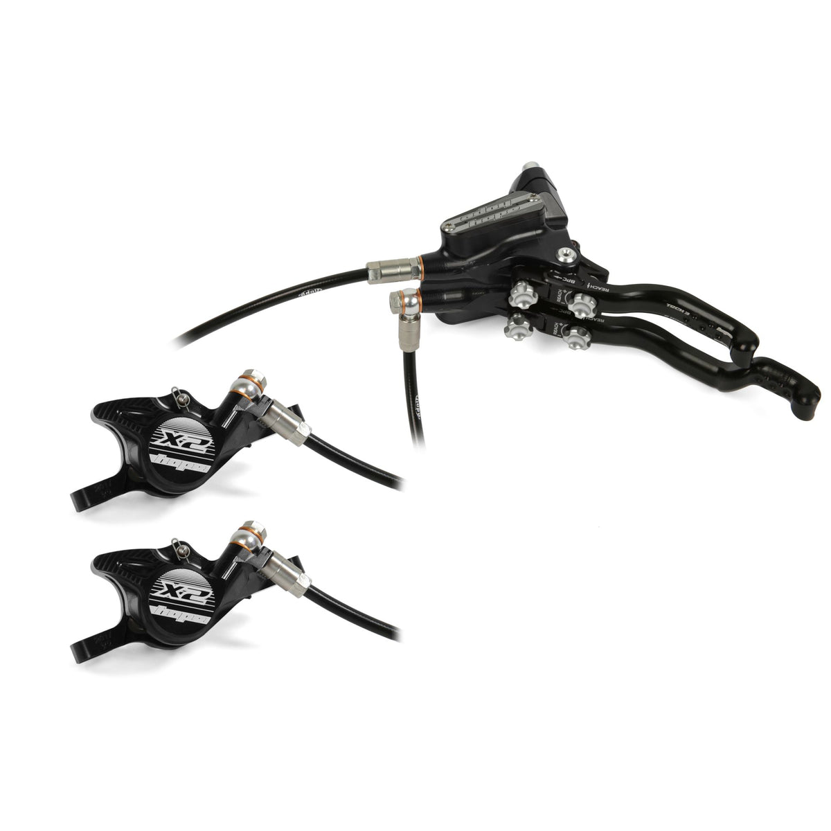 Hope Brake Tech 3 Duo X2 No Rotor LH Black
