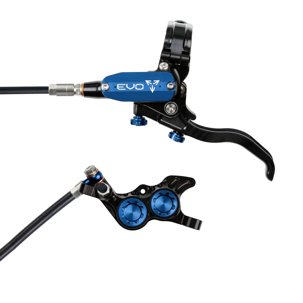 Hope Brake EVO GR4 No Rotor LH- Black/Blue