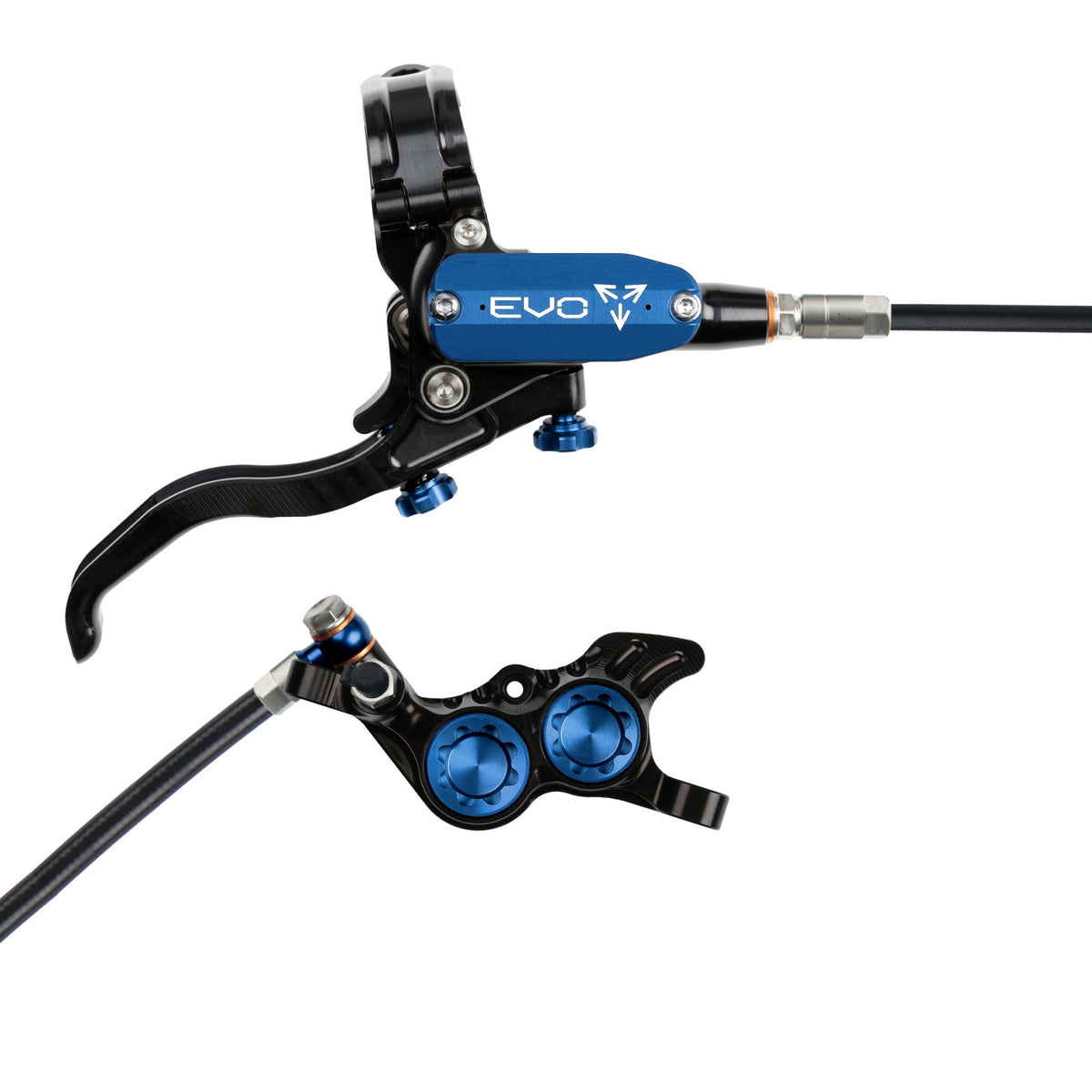 Hope Brake EVO GR4 No Rotor RH- Black/Blue