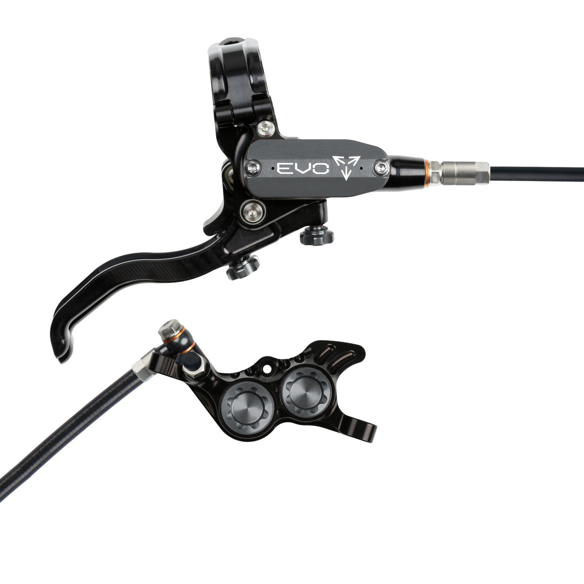 Hope Brake EVO GR4 No Rotor RH- Black/Smoke