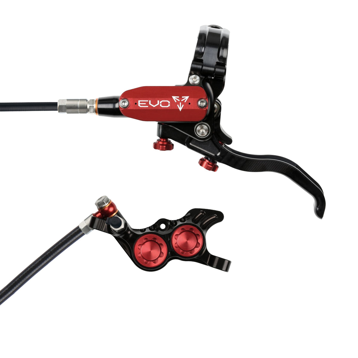 Hope Brake EVO GR4 No Rotor LH- Black/Red