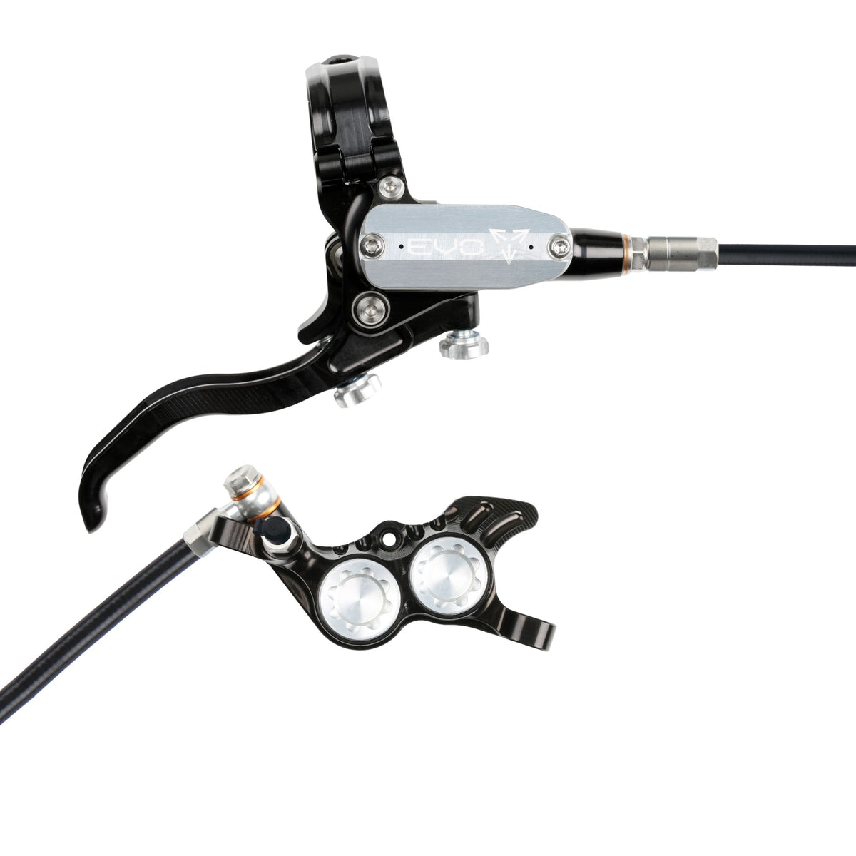 Hope Brake EVO GR4 No Rotor RH- Black/Silver