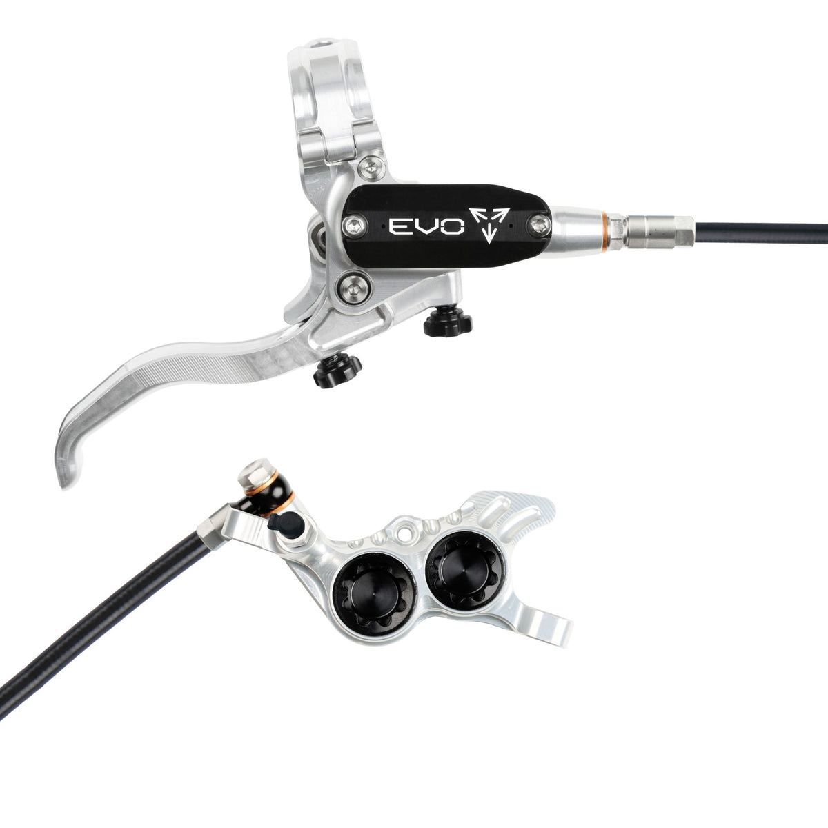 Hope Brake EVO GR4 No Rotor RH- Silver/Black
