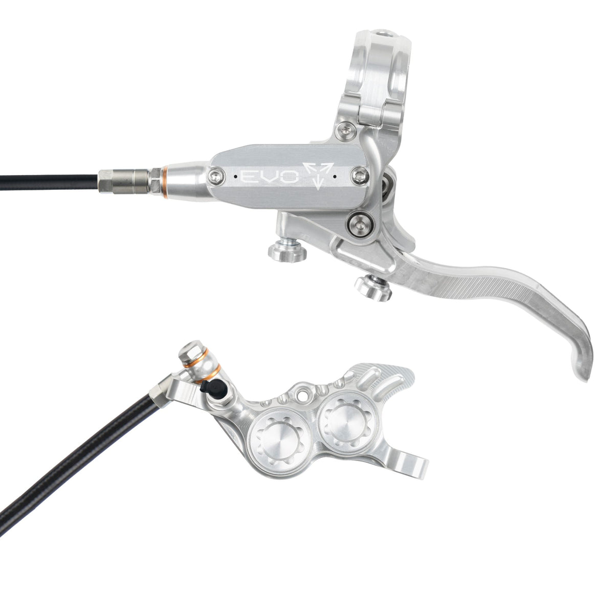 Hope Brake EVO GR4 No Rotor LH- Silver/Silver