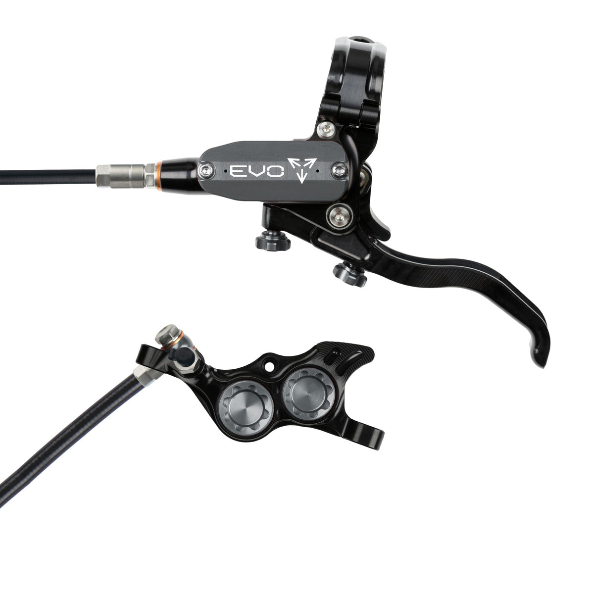 Hope Brake EVO TR4 No Rotor RH- Black/Smoke