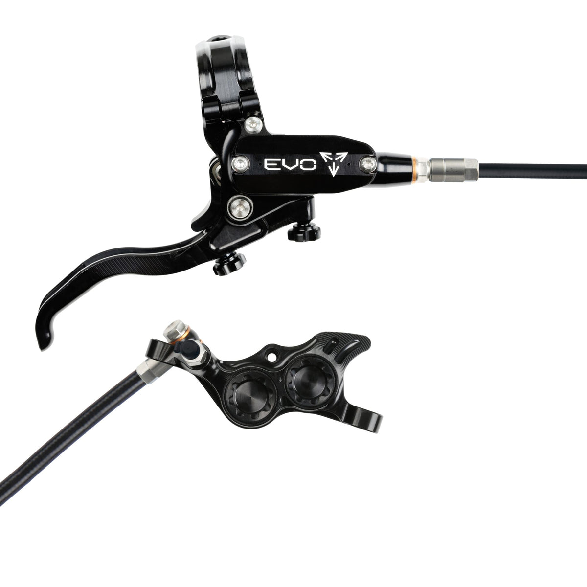 Hope Brake EVO TR4 No Rotor RH- Black/Black