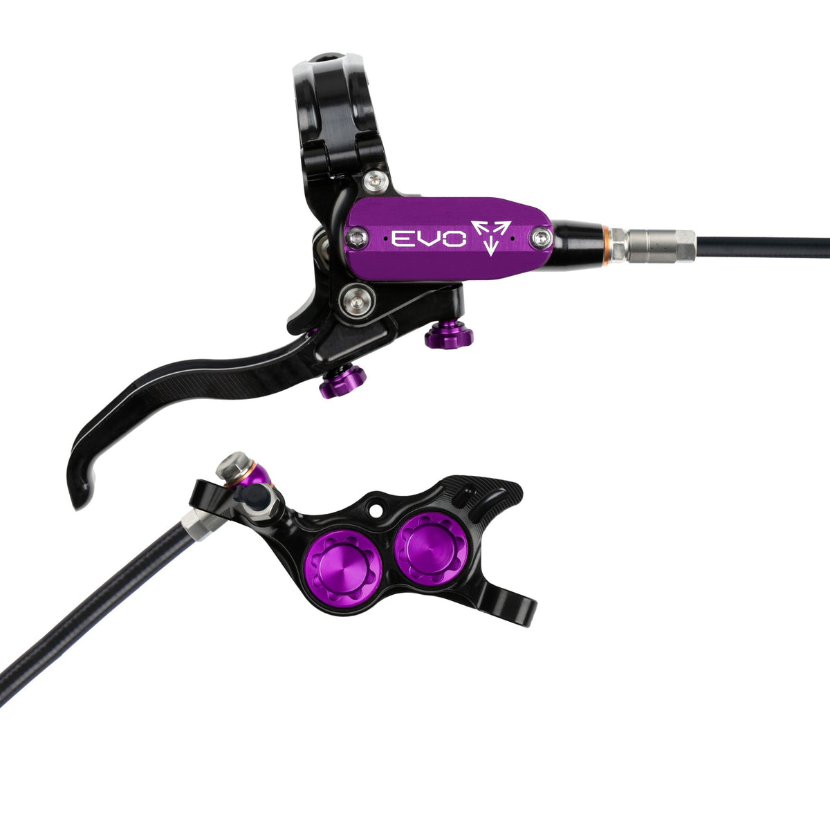 Hope Brake EVO TR4 No Rotor RH- Black/Purple