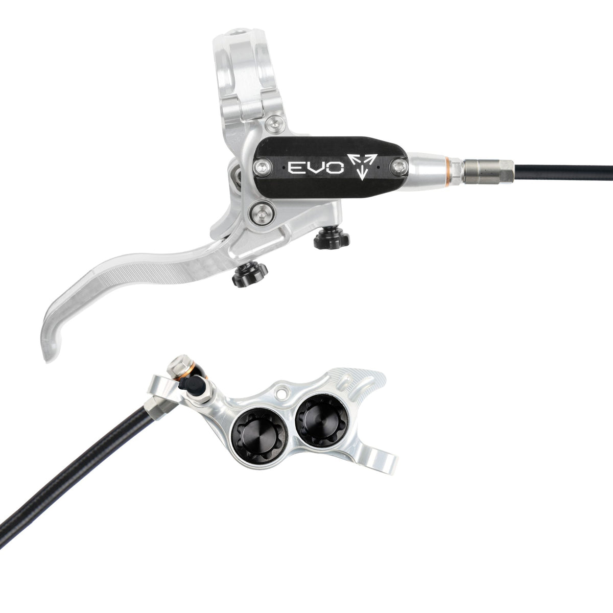 Hope Brake EVO TR4 No Rotor RH- Silver/Black