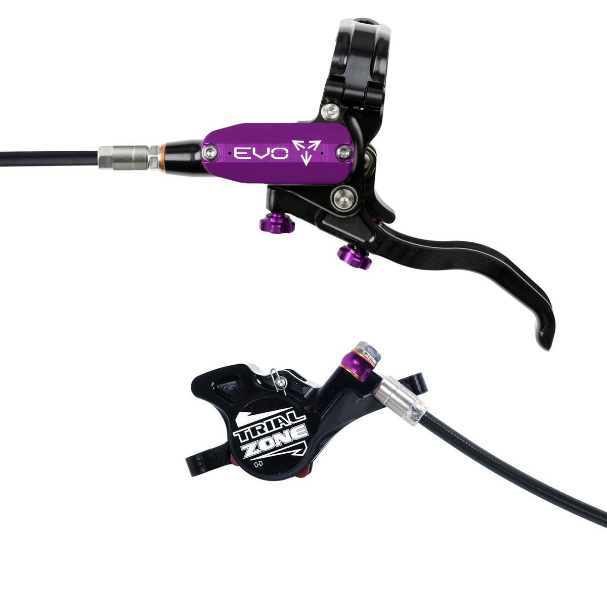 Hope Brake EVO Trial Zone No.9 No Rotor LH- Purple