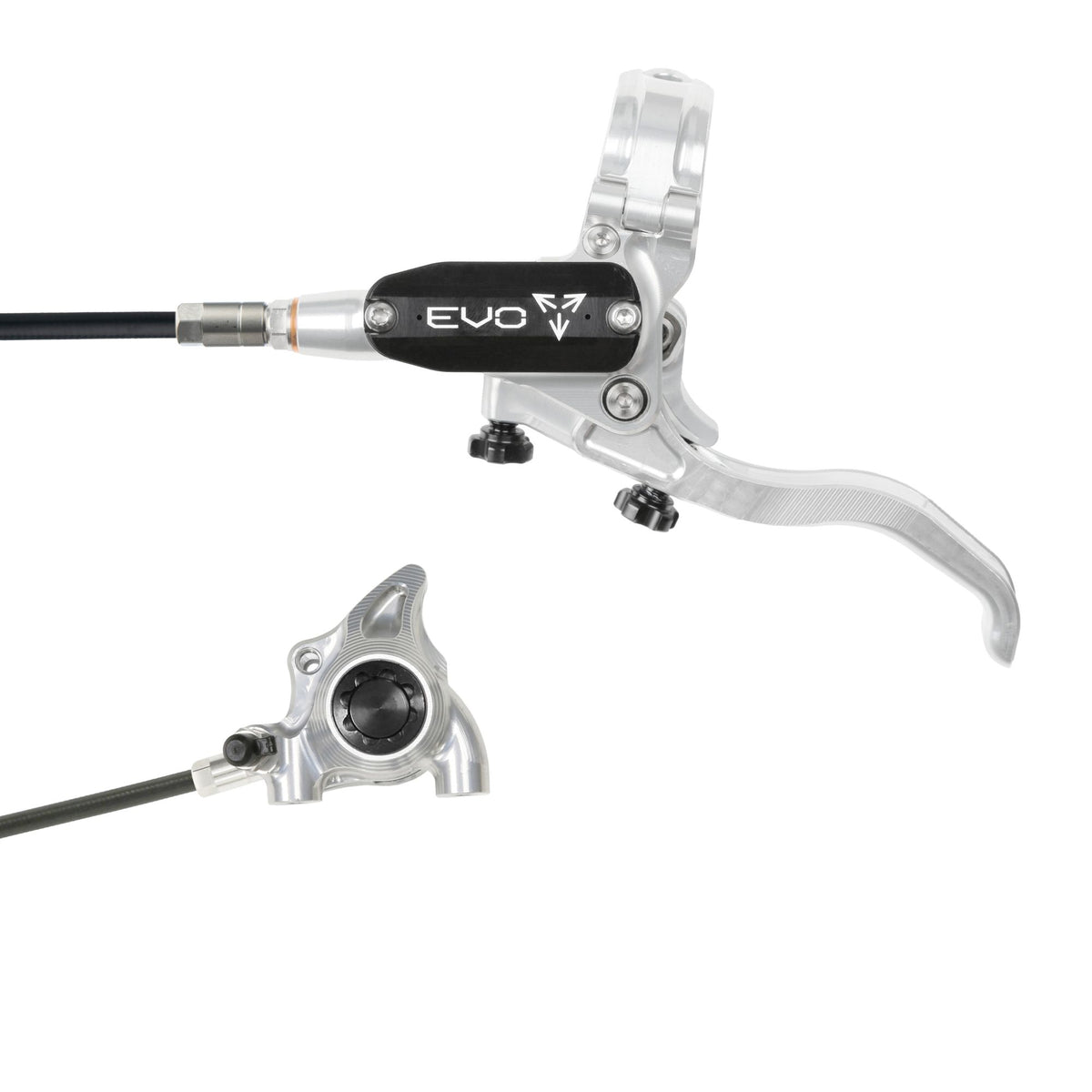 Hope Brake Evo X2 FM No Rotor RH- Silver/Black