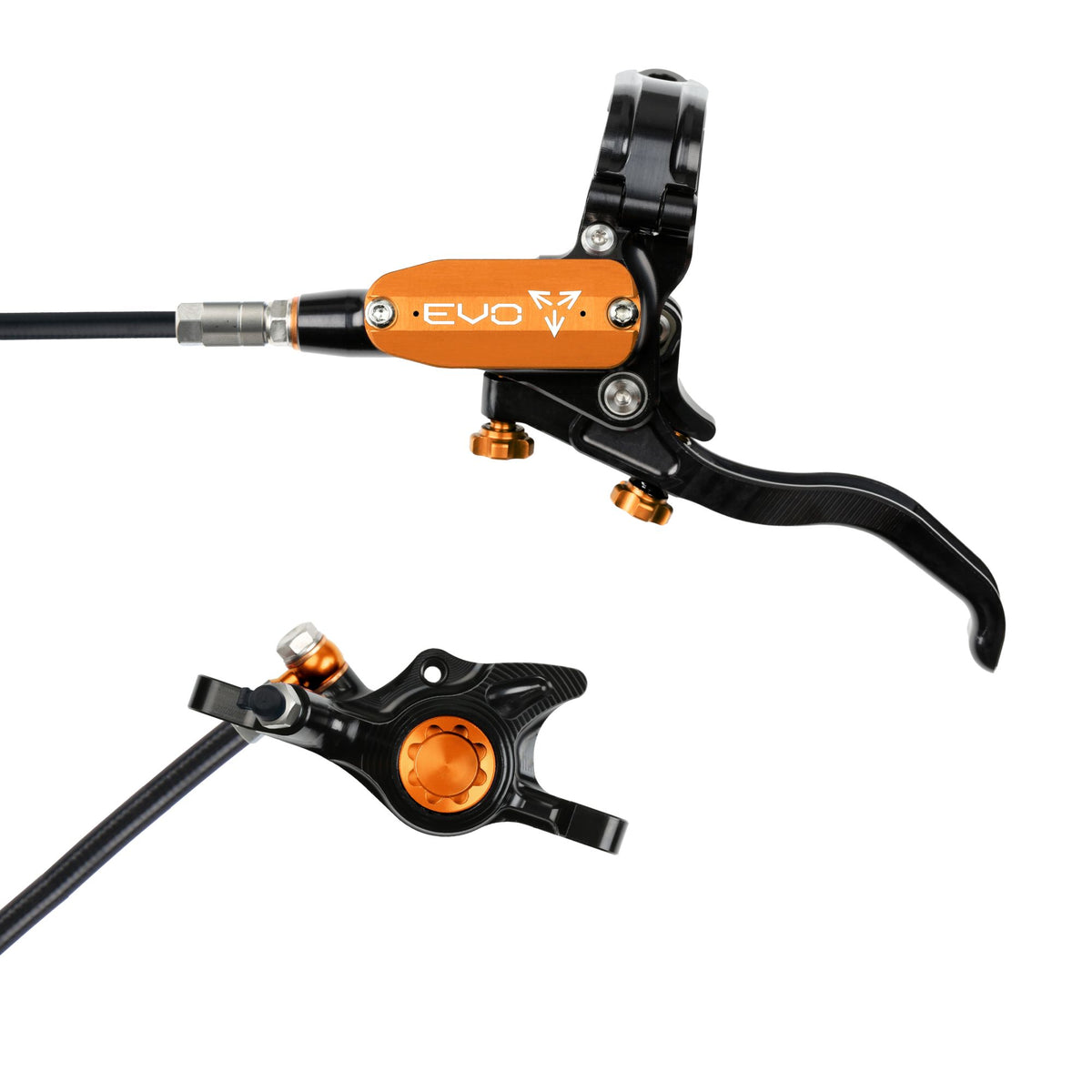 Hope Brake EVO X2 No Rotor LH- Black/Orange