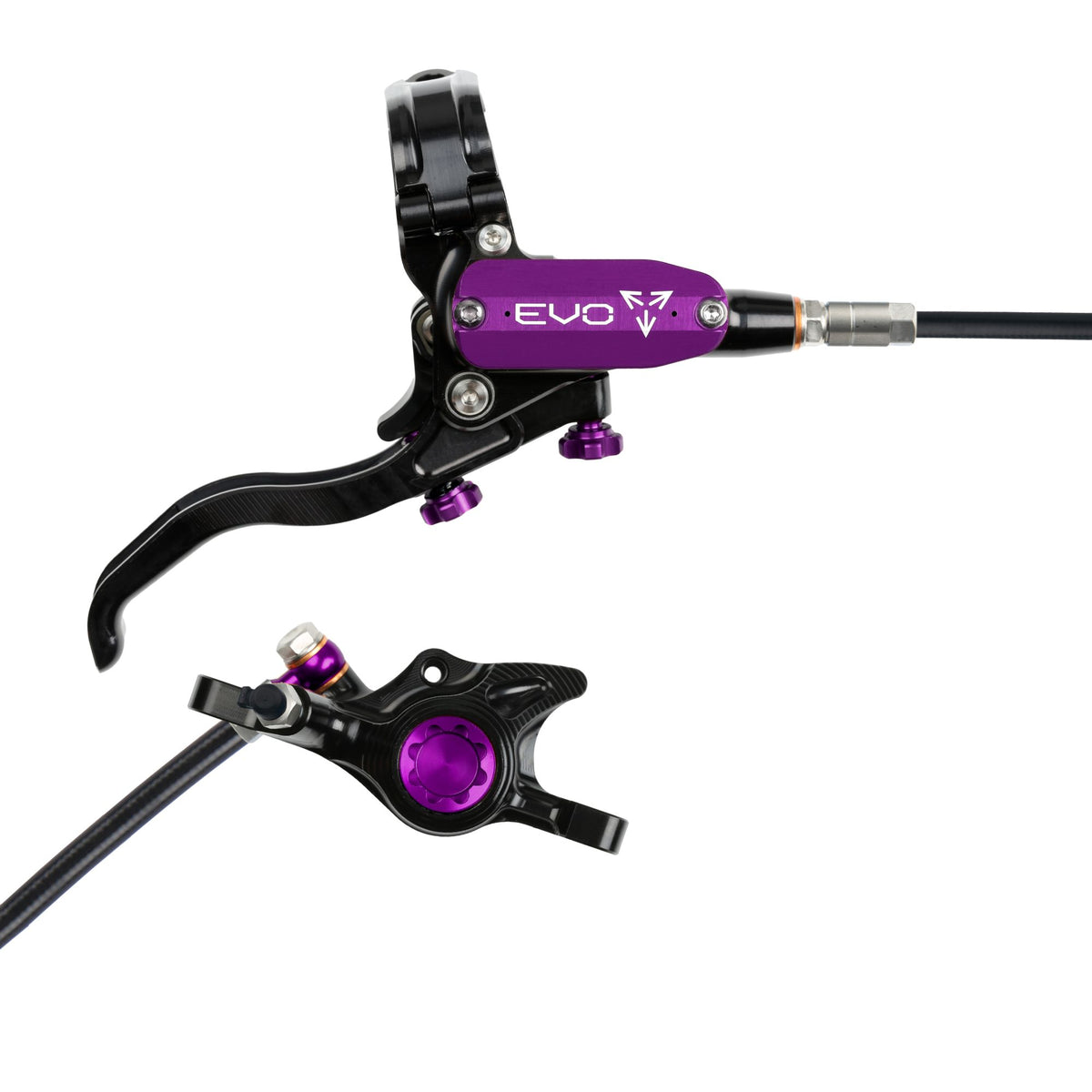 Hope Brake EVO X2 No Rotor RH- Black/Purple