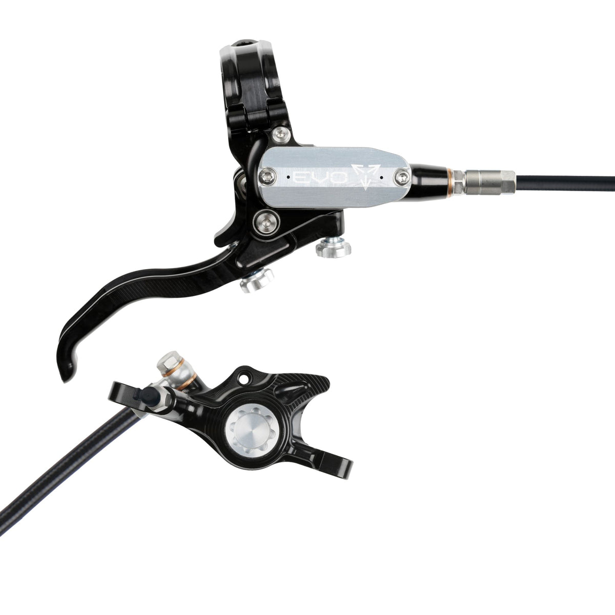 Hope Brake EVO X2 No Rotor RH- Black/Silver
